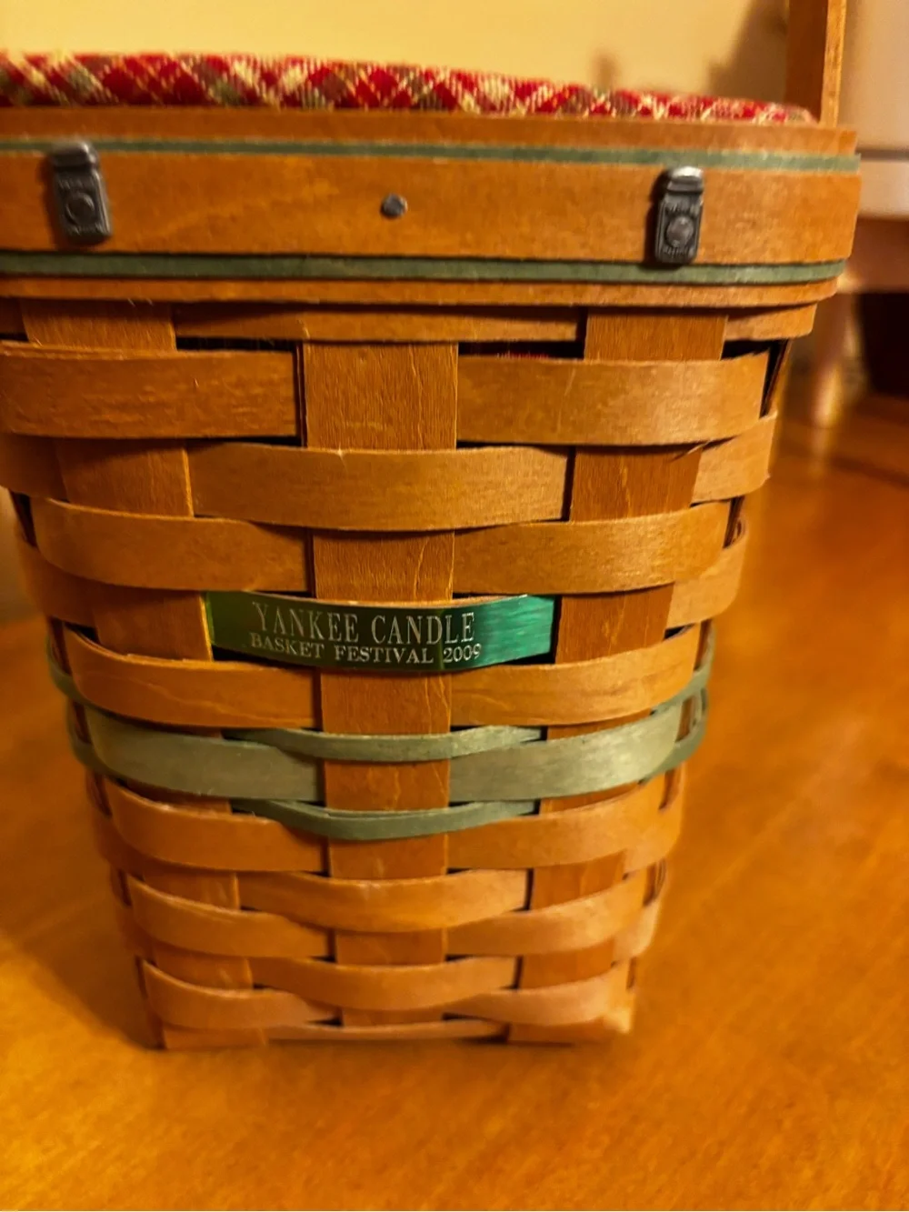 Signed 2009 Longaberger Yankee Candle Basket Festival Basket Set
